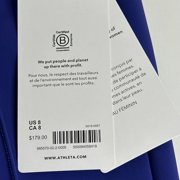 NWT Athleta Glacier Snow Skinny Pant Ski Pants Purple Womens Size 8 Leggings - Picture 12 of 16